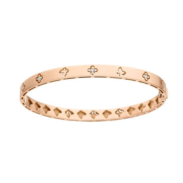 Roségold Armreif mit Diamanten