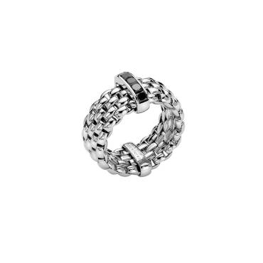 Flex'it Ring Panorama mit schwarzen Diamanten - Größe XL von FOPE bei Juwelier Jasper in Lippstadt