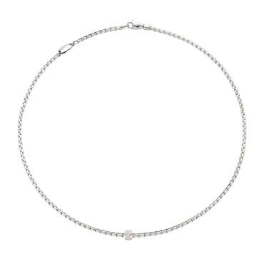 Kette Eka mit Pavébesatz - Länge 43cm von FOPE bei Juwelier Jasper in Lippstadt