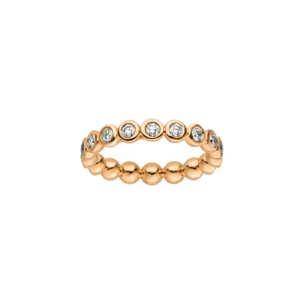 Roségold Memoirering mit Diamanten von Kollektion Müller bei Juwelier Jasper in Lippstadt