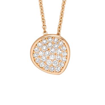 Roségold Collier mit Brillanten von Kollektion Müller bei Juwelier Jasper in Lippstadt