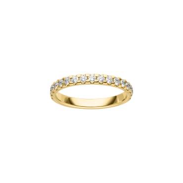 Gelbgold Memoirering mit Diamanten von Kollektion Müller bei Juwelier Jasper in Lippstadt