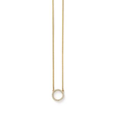 Gelbgold Collier mit Diamanten von Kollektion Müller bei Juwelier Jasper in Lippstadt