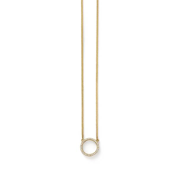 Gelbgold Collier mit Diamanten von Kollektion Müller bei Juwelier Jasper in Lippstadt