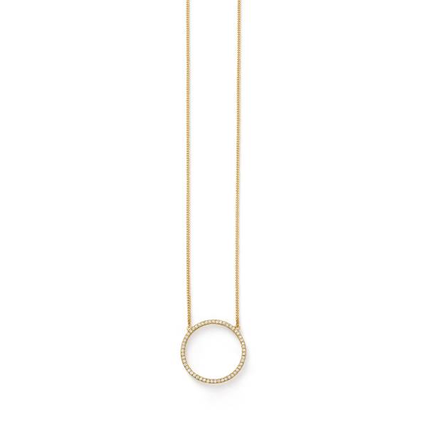 Gelbgold Collier mit Diamanten von Kollektion Müller bei Juwelier Jasper in Lippstadt