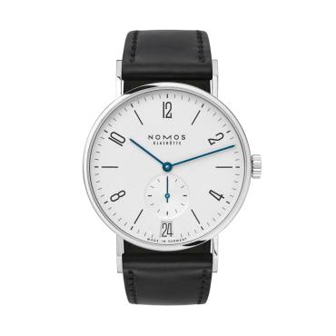Tangente 38 Datum von NOMOS Glashütte bei Juwelier Müller in Kempten und Oberstdorf