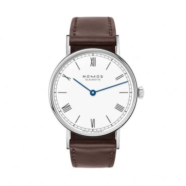 Ludwig 33 Duo emailleweiß von NOMOS Glashütte bei Juwelier Müller in Kempten und Oberstdorf