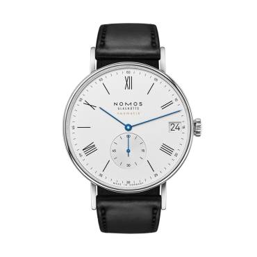 Ludwig neomatik 41 Datum von NOMOS Glashütte bei Juwelier Müller in Kempten und Oberstdorf