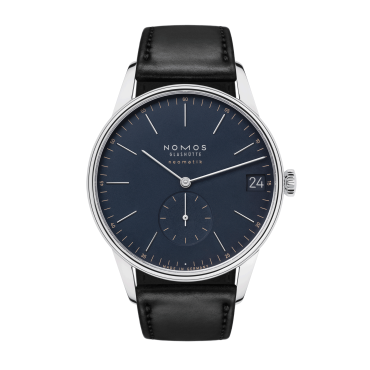 Orion neomatik 41 Datum nachtblau von NOMOS Glashütte bei Juwelier Müller in Kempten und Oberstdorf