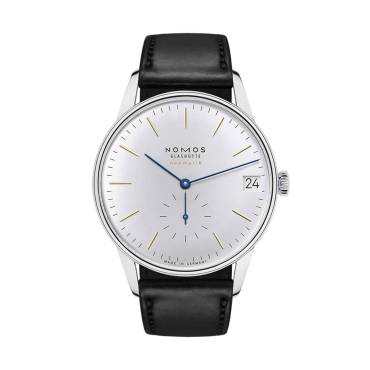 Orion Neomatik 41 Datum von NOMOS Glashütte bei Juwelier Müller in Kempten und Oberstdorf