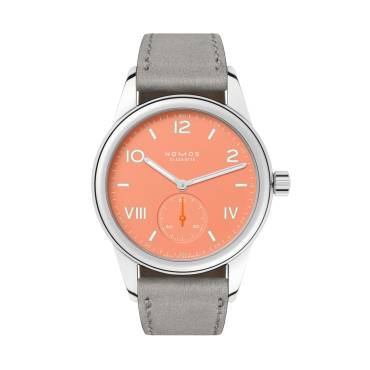 Club Campus Cream Coral von NOMOS Glashütte bei Juwelier Müller in Kempten und Oberstdorf