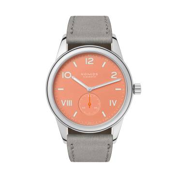 Club Campus 38 Cream Coral von NOMOS Glashütte bei Juwelier Müller in Kempten und Oberstdorf
