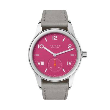 Club Campus 38 deep pink von NOMOS Glashütte bei Juwelier Müller in Kempten und Oberstdorf