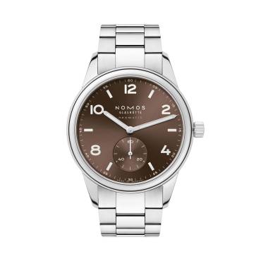Club Sport neomatik 39 tabac von NOMOS Glashütte bei Juwelier Müller in Kempten und Oberstdorf