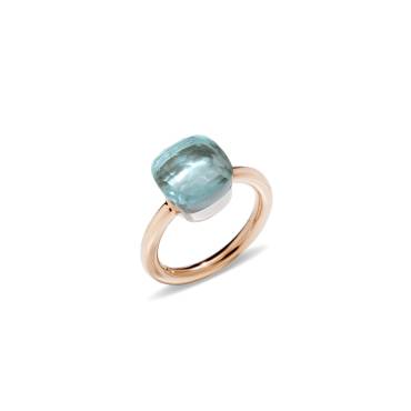 Ring Nudo Classic mit blauem Topas von Pomellato bei Juwelier Jasper in Lippstadt