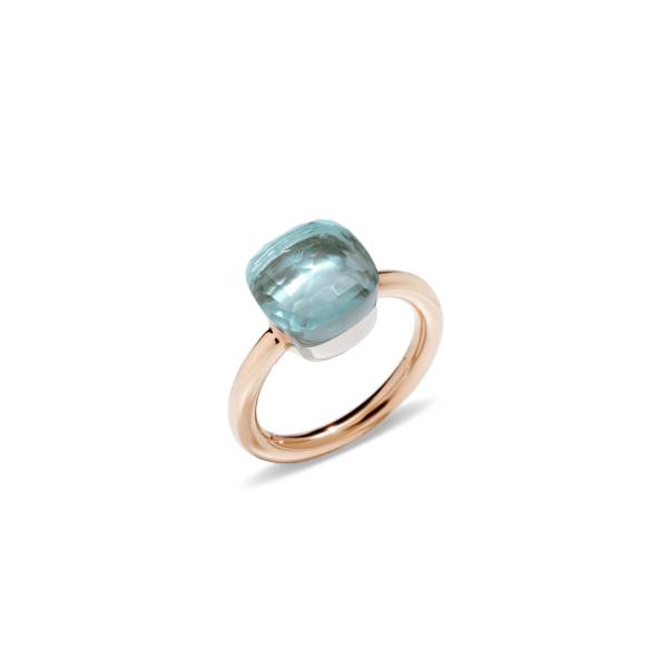 Ring Nudo Classic mit blauem Topas von Pomellato bei Juwelier Jasper in Lippstadt