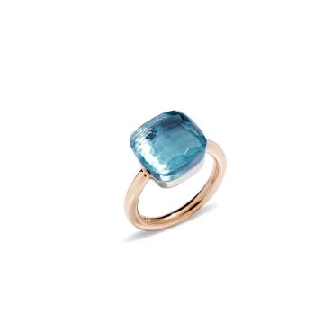Großer Ring Nudo mit blauem Topas von Pomellato bei Juwelier Jasper in Lippstadt