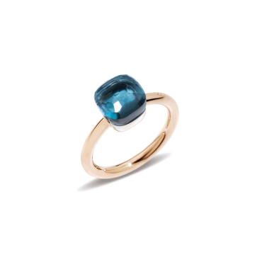 Ring Nudo Petit mit London Blautopas von Pomellato bei Juwelier Jasper in Lippstadt
