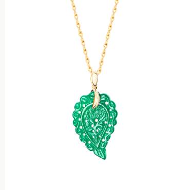 Anhänger India small grüner Onyx von Tamara Comolli bei Juwelier Jasper in Lippstadt