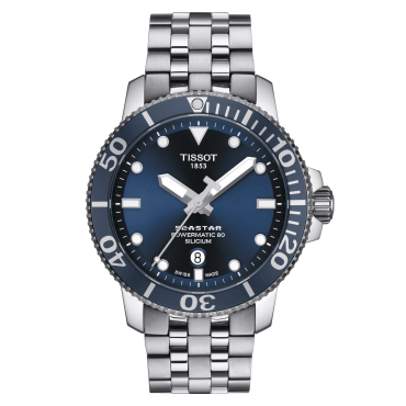 Seastar 1000 Powermatic 80 Silicium von Tissot bei Juwelier Müller in Kempten und Oberstdorf