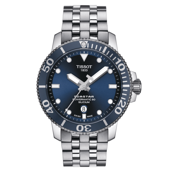Seastar 1000 Powermatic 80 Silicium von Tissot bei Juwelier Müller in Kempten und Oberstdorf