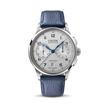 1893 Johannes Dürrstein Edition Chronograph Limitierte Jubiläumsedition von Union Glashütte bei Juwelier Müller in Kempten und Oberstdorf