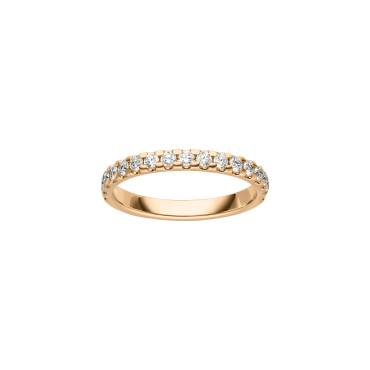 Roségold Memoirering mit Diamanten von Kollektion Müller bei Juwelier Jasper in Lippstadt