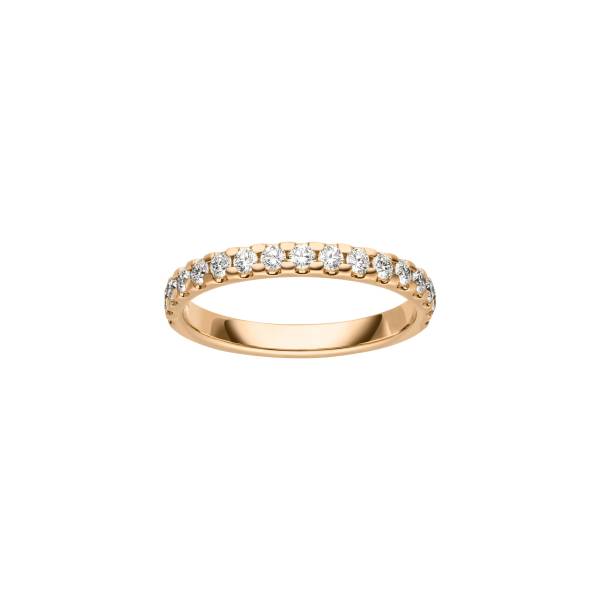 Roségold Memoirering mit Diamanten von Kollektion Müller bei Juwelier Jasper in Lippstadt