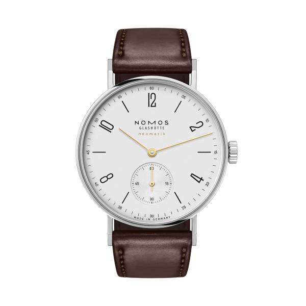Tangente neomatik doré von NOMOS Glashütte bei Juwelier Müller in Kempten und Oberstdorf