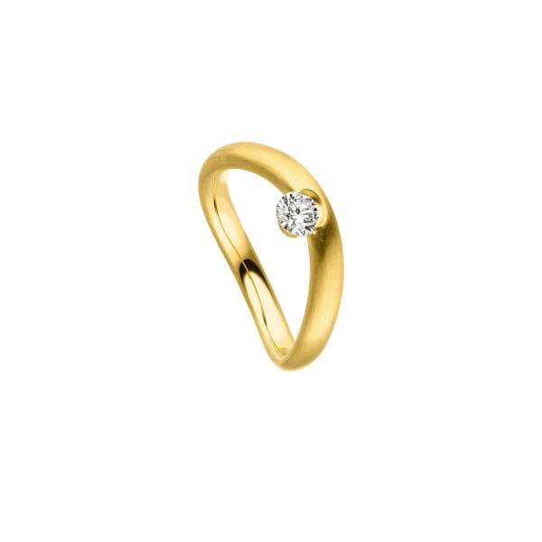 Gelbgold Ring "La Luna" mit Brillant von Schaffrath bei Juwelier Jasper in Lippstadt