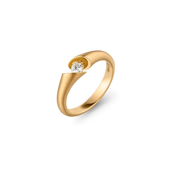 Gelbgold CALLA Solitär Ring von Schaffrath bei Juwelier Jasper in Lippstadt