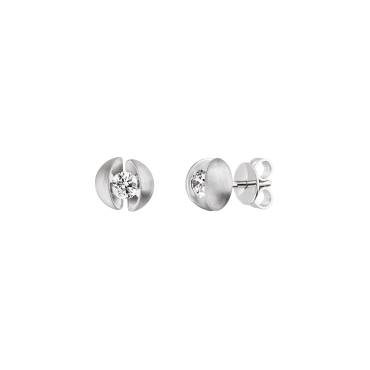 Weißgold Ohrstecker CALLA mit Brillanten von Schaffrath bei Juwelier Jasper in Lippstadt