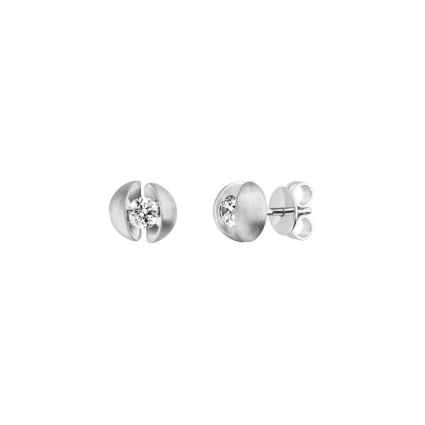 Weißgold Ohrstecker CALLA mit Brillanten von Schaffrath bei Juwelier Jasper in Lippstadt