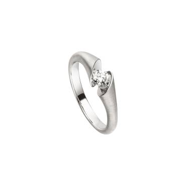 Weißgold Ring "Calla" mit Diamant von Schaffrath bei Juwelier Jasper in Lippstadt
