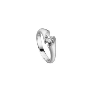Weißgold Ring CALLA mit Brillant von Schaffrath bei Juwelier Jasper in Lippstadt