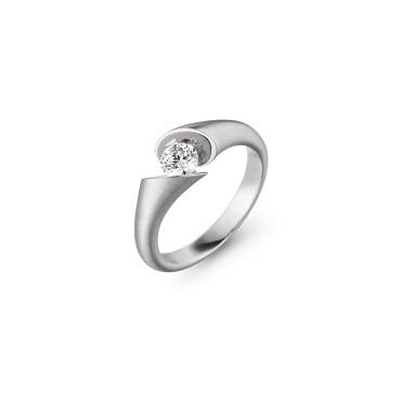 Weißgold CALLA Solitär Ring von Schaffrath bei Juwelier Jasper in Lippstadt