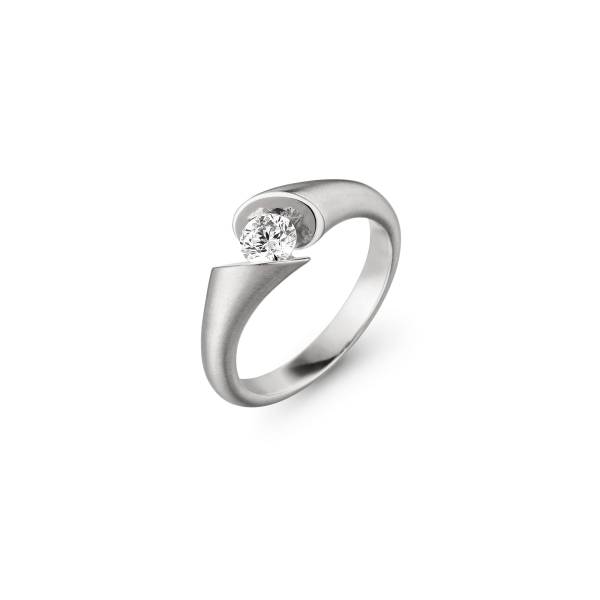 Weißgold CALLA Solitär Ring von Schaffrath bei Juwelier Jasper in Lippstadt