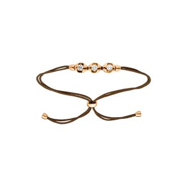 Roségold "Colortaire" Armband in braun mit Diamanten von Schaffrath bei Juwelier Jasper in Lippstadt