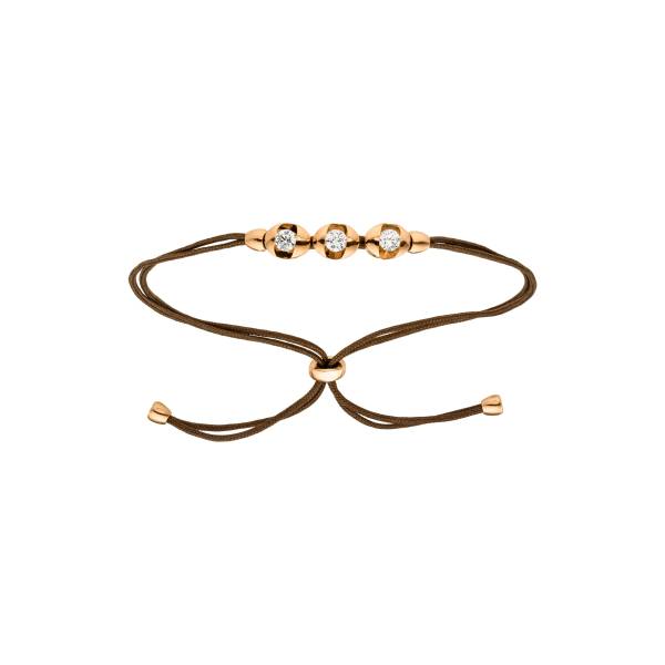 Roségold "Colortaire" Armband in braun mit Diamanten von Schaffrath bei Juwelier Jasper in Lippstadt