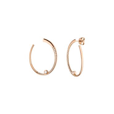 Roségold Creolen mit Brillanten von Kollektion Müller bei Juwelier Jasper in Lippstadt
