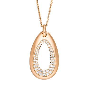 Roségold Collier mit Brillanten von Kollektion Müller bei Juwelier Jasper in Lippstadt