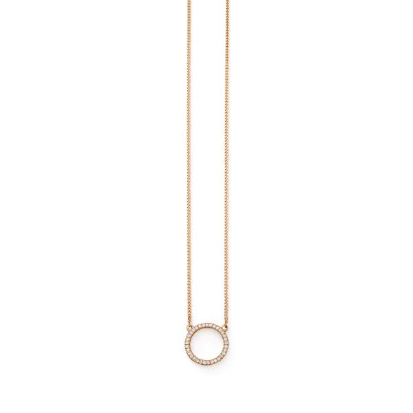 Roségold Collier mit Diamanten von Kollektion Müller bei Juwelier Jasper in Lippstadt