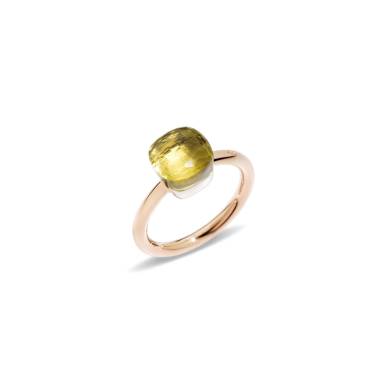 Kleiner Ring Nudo mit Zitronenquarz von Pomellato bei Juwelier Jasper in Lippstadt