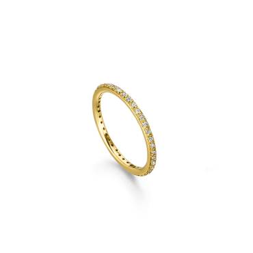 Gelbgold "Glückstreffer" Ring mit Brillanten von Kollektion Müller bei Juwelier Jasper in Lippstadt