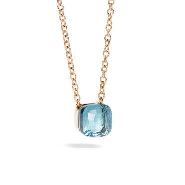 Anhänger mit Kette Nudo mit blauem Topas von Pomellato bei Juwelier Jasper in Lippstadt