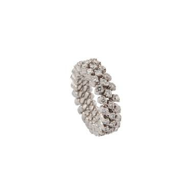 Brevetto Classic Weißgold Multi Size Ring mit 3 Brillant-Reihen von Serafino Consoli bei Juwelier Jasper in Lippstadt
