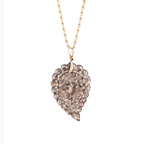 Anhänger India medium Rauchquarz von Tamara Comolli bei Juwelier Jasper in Lippstadt