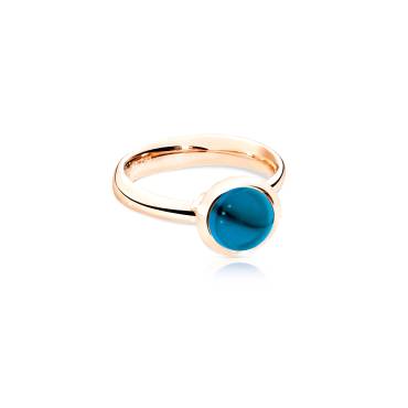 Ring Bouton small mit London Topas von Tamara Comolli bei Juwelier Jasper in Lippstadt