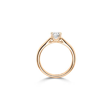 Roségold Ring "La Fleur" mit Cushion Diamant Jahresring DDC von Kollektion Müller bei Juwelier Jasper in Lippstadt