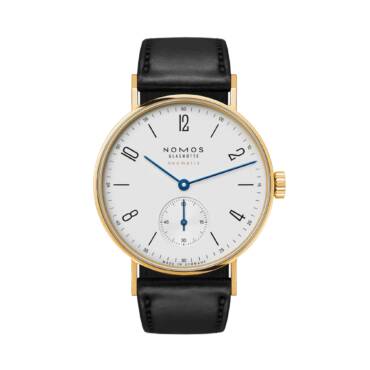 Tangente Gold neomatik von NOMOS Glashütte bei Juwelier Müller in Kempten und Oberstdorf